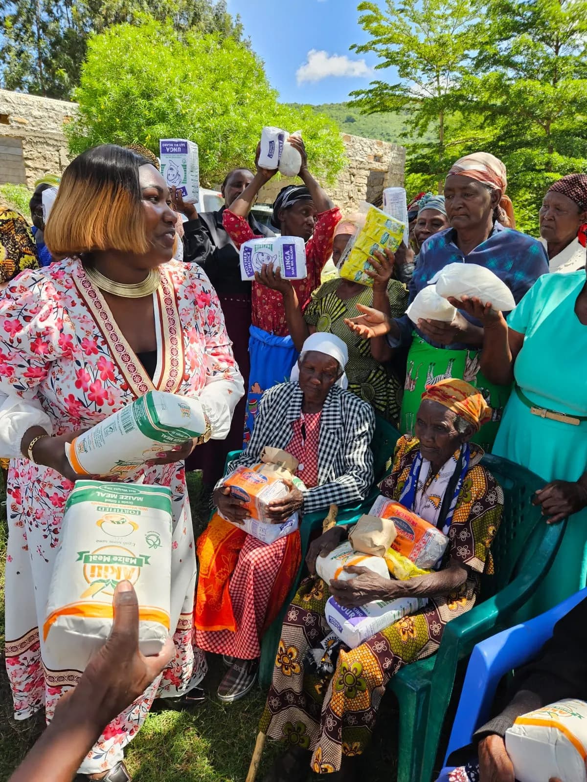 Older community members in a calm dignified setting placeholder